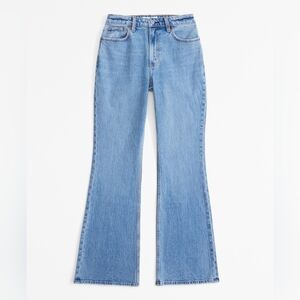 50% Off!Abercrombie & Fitch Curve Love High Rise Vintage Flare Jeans Sz 25 Short